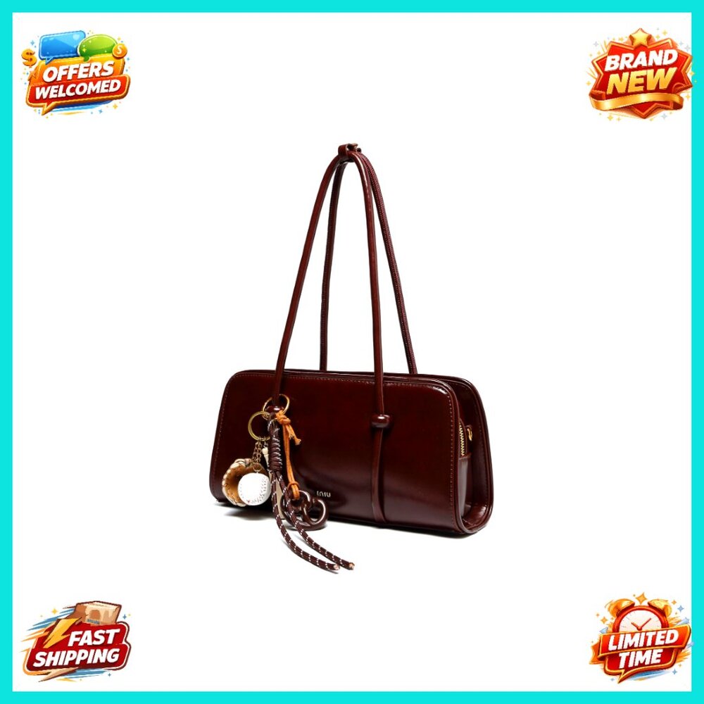 Spacious Multi-Pocket Top Handle Crossbody Bag for Women, Durable Material